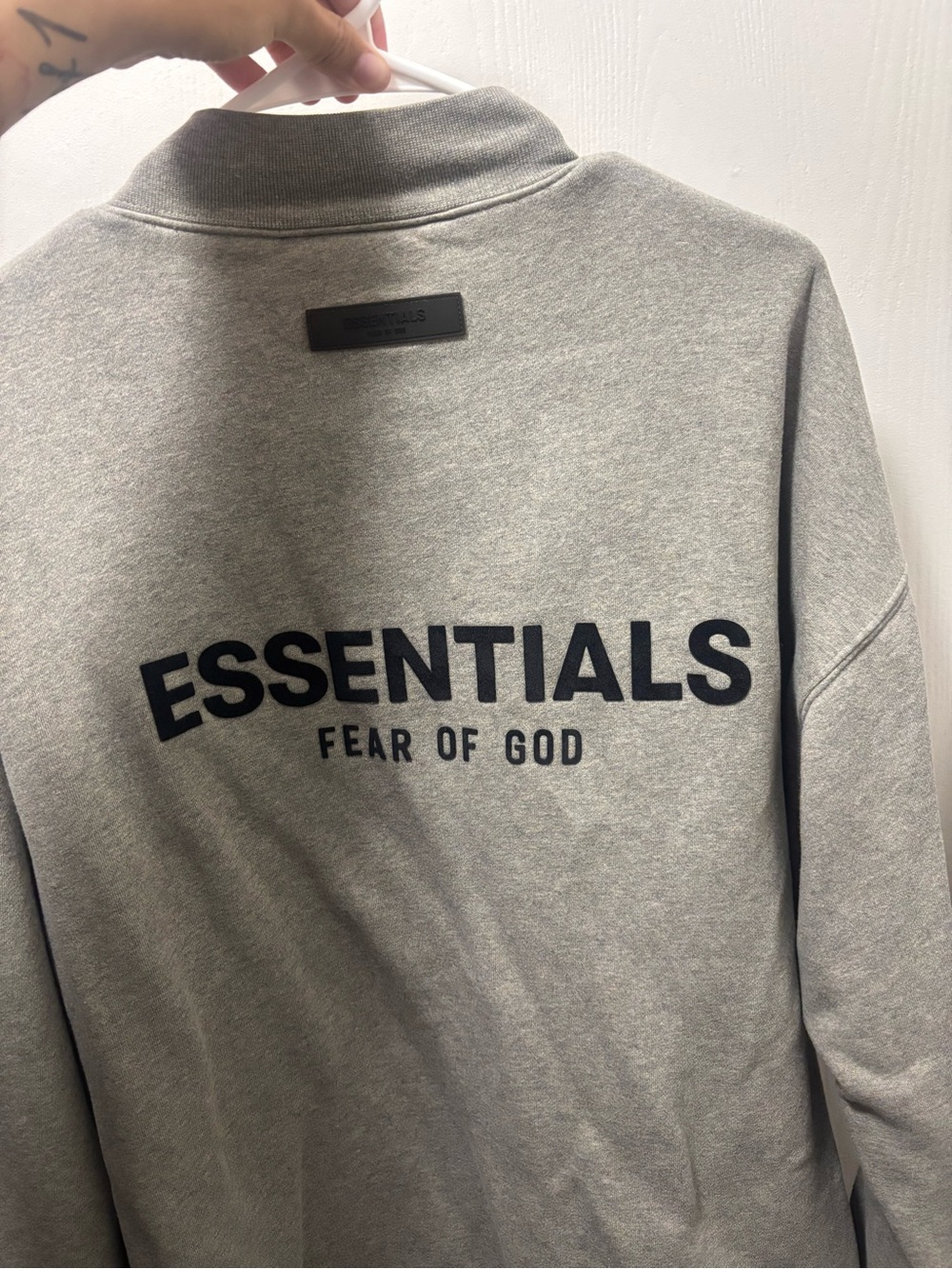 Essentials Fear of God Gray Crewneck Sweater